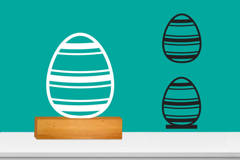 Easter Egg SVG Laser file, Plotter file SVG zafrans studio 
