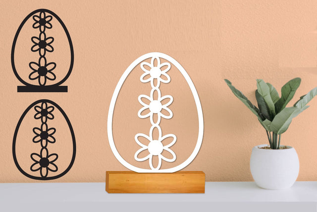 Easter Egg SVG Laser file, Plotter file SVG zafrans studio 