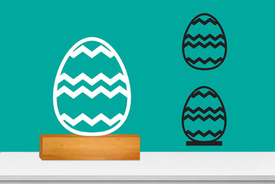 Easter Egg SVG Laser file, Plotter file SVG zafrans studio 
