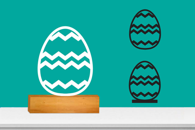 Easter Egg SVG Laser file, Plotter file SVG zafrans studio 