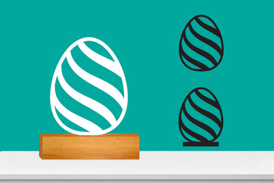 Easter Egg SVG Laser file, Plotter file SVG zafrans studio 