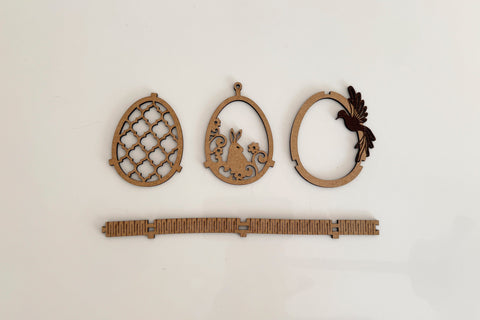 Easter Egg Tag SVG LaserCutano 