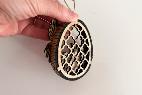 Easter Egg Tag SVG LaserCutano 