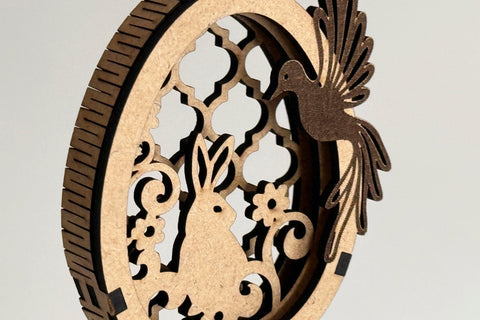 Easter Egg Tag SVG LaserCutano 