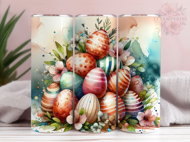 Easter Egg Tumbler Png, Easter 20oz Tumbler Wrap PNG, Straight & Tapered Tumbler Wrap, Happy Easter Tumbler Wrap, Instant Digital Download Sublimation Li Zamperini 