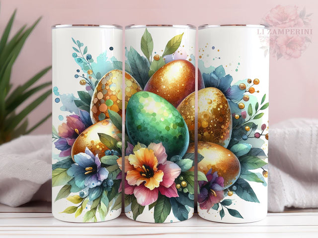Easter Egg Tumbler Png, Easter 20oz Tumbler Wrap PNG, Straight & Tapered Tumbler Wrap, Happy Easter Tumbler Wrap, Instant Digital Download Sublimation Li Zamperini 