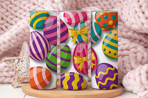 Easter Eggs 20oz Tumbler Design Sublimation DesignSVG 
