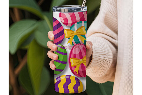 Easter Eggs 20oz Tumbler Design Sublimation DesignSVG 