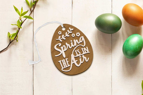 Easter Eggs Bundle, Multilayer Decorative Templates, Laser Cut Files SVG LaserCutano 