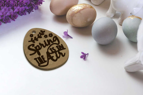 Easter Eggs Bundle, Multilayer Decorative Templates, Laser Cut Files SVG LaserCutano 