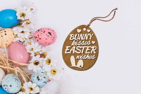 Easter Eggs Bundle, Multilayer Decorative Templates, Laser Cut Files SVG LaserCutano 