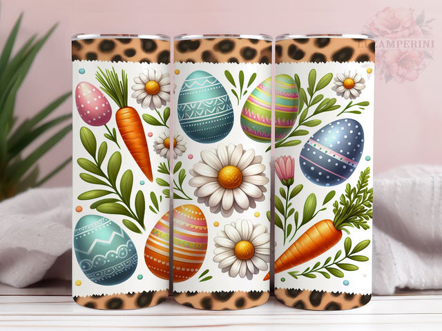Easter eggs daisies carrots 20oz Tumbler Wrap PNG, Easter Egg Png, Straight & Tapered Tumbler Wrap, Happy Easter Tumbler Wrap, Instant Digital Download Sublimation Li Zamperini 