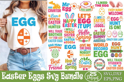 Easter Eggs SVG Designs Bundle SVG Angelina750 