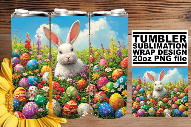 Easter Eggstravaganza Watercolor Sublimation Wrap Sublimation afrosvg 