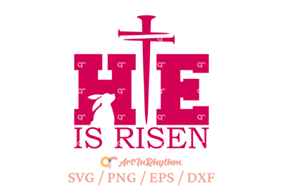 Easter faith svg, He is risen svg SVG Artinrhythm shop 