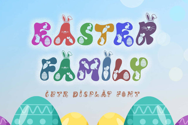 Easter Family Font Prasetya Letter 