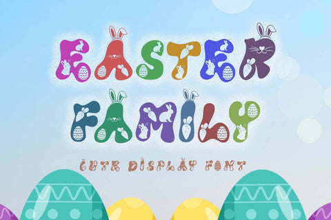 Easter Family Font Prasetya Letter 