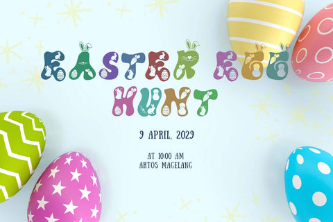 Easter Family Font Prasetya Letter 