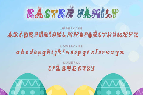 Easter Family Font Prasetya Letter 