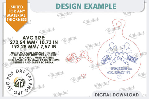 Easter Farm Cutting Board LaserCut. Farmhouse Easter SVG SVG Evgenyia Guschina 
