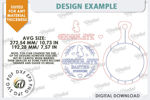 Easter Farm Cutting Board LaserCut. Farmhouse Easter SVG SVG Evgenyia Guschina 