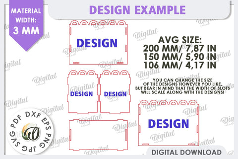 Easter Gift Boxes Laser Cut Bundle. Easter Treats Boxes SVG SVG Evgenyia Guschina 