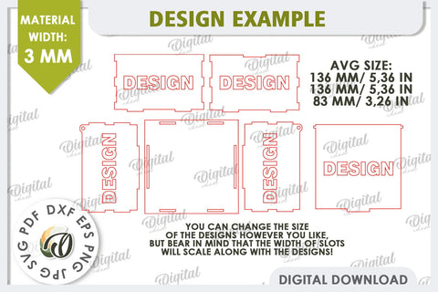 Easter Gift Boxes Laser Cut Bundle. Easter Treats Boxes SVG SVG Evgenyia Guschina 