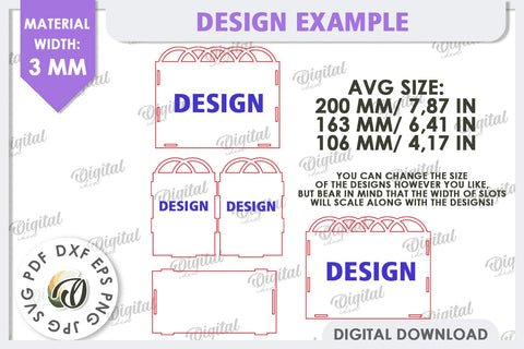 Easter Gift Boxes Laser Cut Bundle. Easter Treats Boxes SVG SVG Evgenyia Guschina 