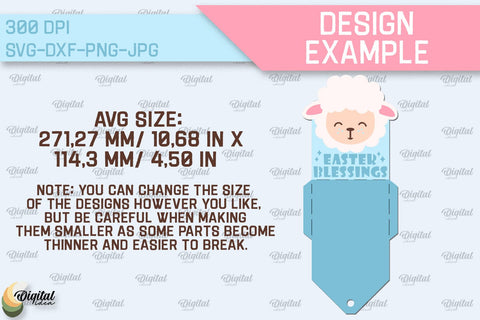 Easter Gift Card Holder Tag SVG. Easter Card Holder Laser Cut 3D Paper Evgenyia Guschina 