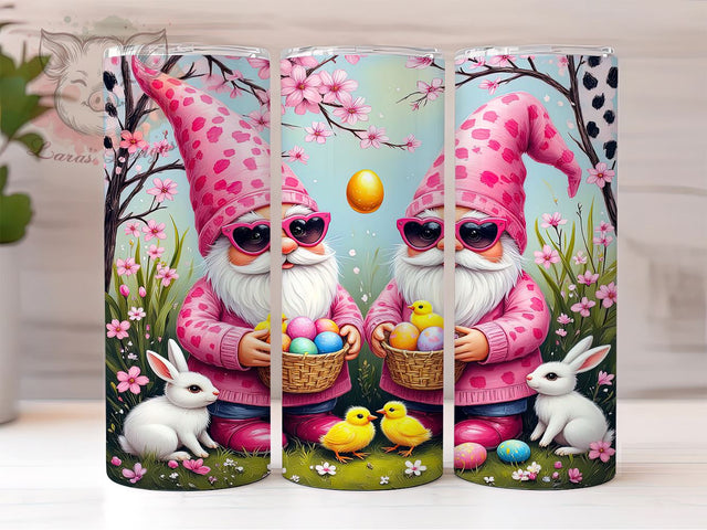 Easter Gnome 20oz Tumbler Wrap, Gnome Egg Basket Design, 20oz Sublimation Wrap, Cute Easter Drinkware, Custom Gnome Tumbler, Easter Decor, Spring Gnome Gift Sublimation Lara' s Designs 