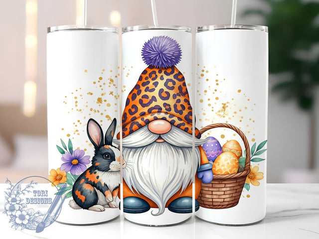 Easter Gnome Egg Basket Spring Tumbler Wrap, Egg Basket Tumbler, 20oz Tumbler Wrap, Sublimation Drinkware, Spring Decor, Easter Gift, Cute Gnome Mug Sublimation ToriDesigns 