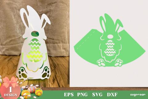 Easter Gnome Lanterns SVG Bundle 3D Paper SvgOcean 