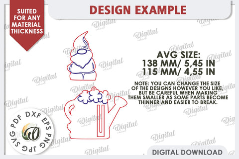 Easter Gnome Money Holder Laser Cut. Easter Gift SVG SVG Evgenyia Guschina 