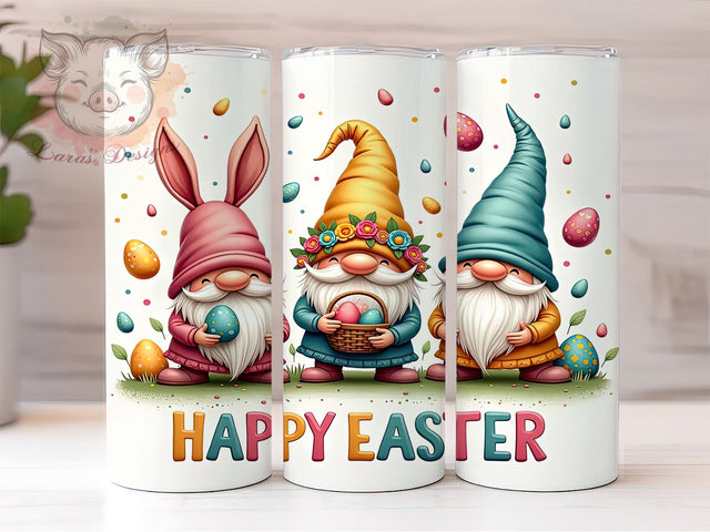 Easter Gnome Tumbler Wrap, Bunny Easter Design, 20oz Sublimation Wrap, Digital Download Tumbler, Happy Easter Art, Cute Bunny Gift, Spring Tumbler Design, Easter Holiday Sublimation Lara' s Designs 