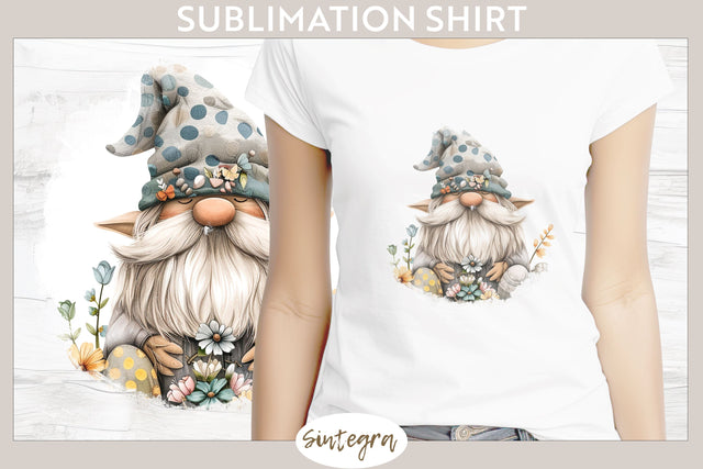 Easter Gnome v5 T-shirt Sublimation Sublimation Sintegra 