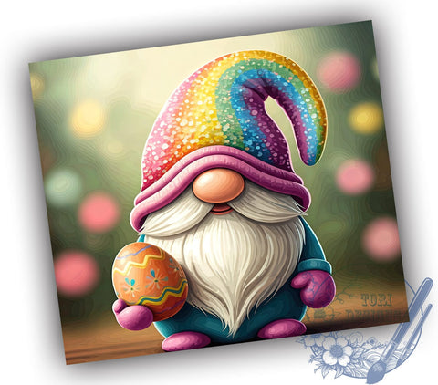 Easter Gnomes, 20oz Tumbler, Sublimation Design, Spring Decor, Gnome Gift, Holiday Drinkware, Cute Easter Decor Sublimation ToriDesigns 