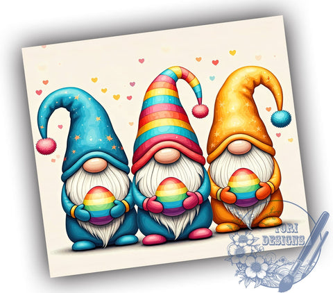 Easter Gnomes, Easter Egg, 20oz Tumbler, Sublimation Design, Spring Decor, Gnome Gift, Holiday Drinkware Sublimation ToriDesigns 