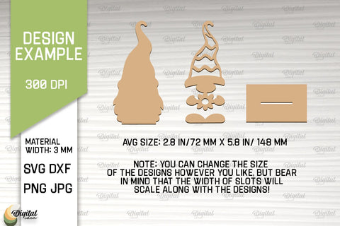 Easter Gnomes SVG Bundle. 3D Easter Decor Laser Cut SVG Evgenyia Guschina 