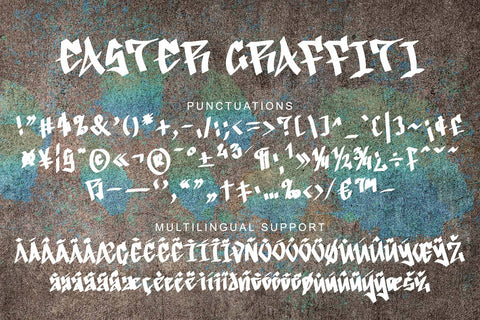 Easter Graffiti Font Prasetya Letter 