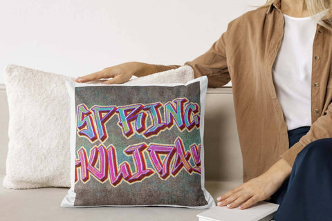 Easter Graffiti Font Prasetya Letter 