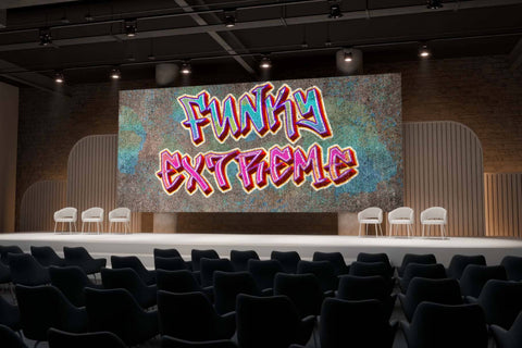 Easter Graffiti Font Prasetya Letter 