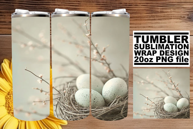 Easter Happiness Tumbler Art Sublimation afrosvg 