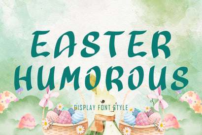 Easter Humorous Font Prasetya Letter 