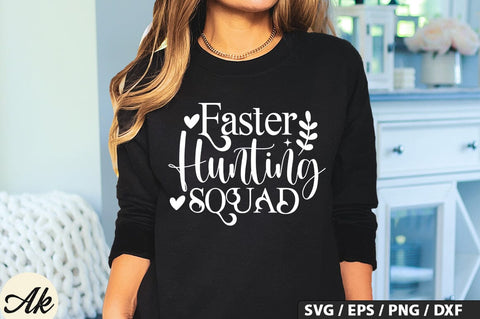 Easter Hunting Squad SVG And Sticker PNG Design SVG akazaddesign 