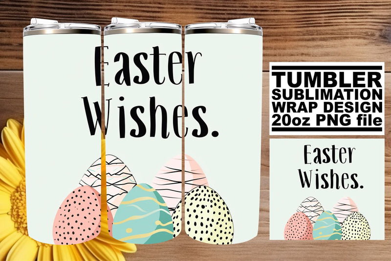 Easter Joy Tumbler Wrap Sublimation Sublimation afrosvg 