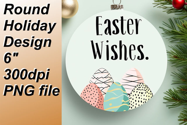 Easter Joy Watercolor Ornaments - Sublimation Set Sublimation afrosvg 