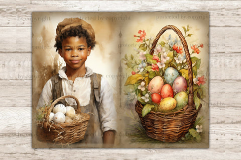 Easter Junk Journal Kit | Rustic Printable Paper SVG GlamArtZhanna 