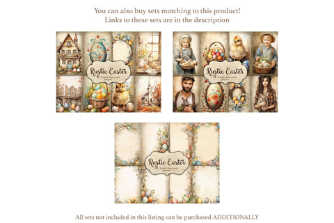 Easter Junk Journal Kit | Rustic Printable Paper SVG GlamArtZhanna 