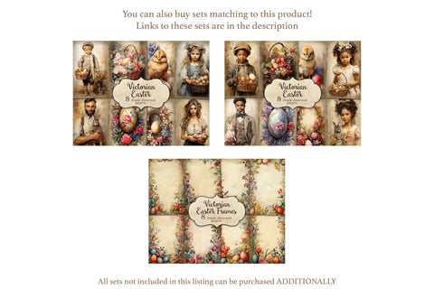 Easter Junk Journal Pages | Victorian Ephemera SVG GlamArtZhanna 