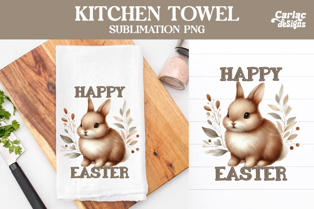 Easter Kitchen Towel Sublimation Sublimation Carla C Designs 